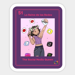 La Reina de las Redes Sticker